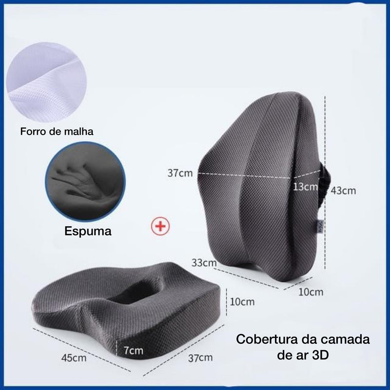 Almofadas para assentos confort™ - 2 Peças
