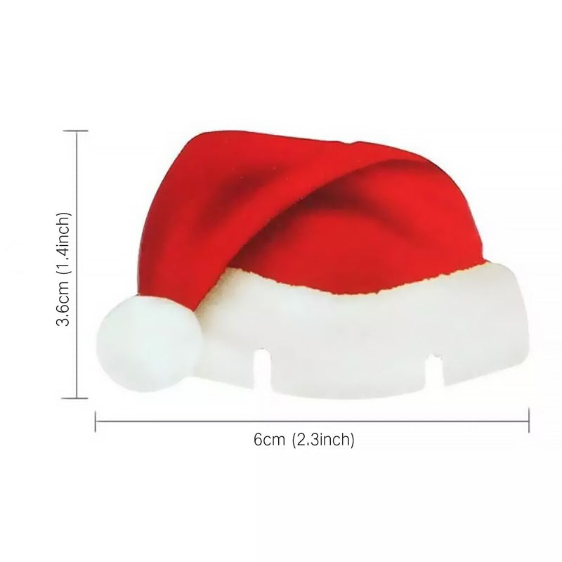Chapéu de Papai Noel para taças boreal™- 10 peças