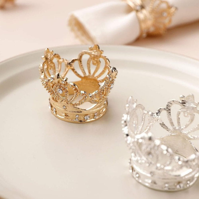 Anéis para guardanapos Coroa Majestade stylecook™ - 6 Peças