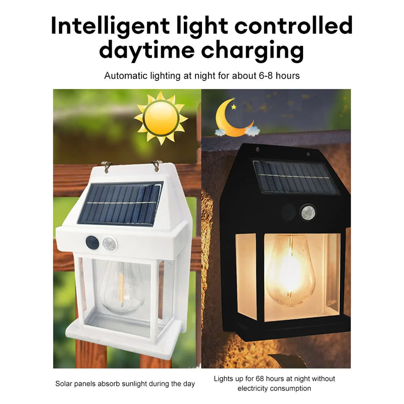 Luminária externa c/ sensor de presença solarlux™