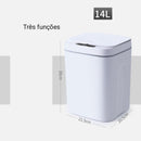 Lixeira inteligente com sensor automático smartlux™