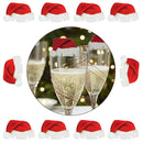 Chapéu de Papai Noel para taças boreal™- 10 peças