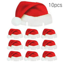 Chapéu de Papai Noel para taças boreal™- 10 peças
