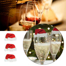 Chapéu de Papai Noel para taças boreal™- 10 peças