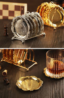 Conjunto 6 descansos de copo com suporte luxor™