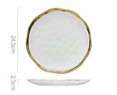 Jogo de pratos com acabamentos banhados a ouro stylecook™ -  6 Peças