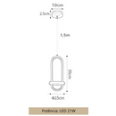 Lustre escandinavo copux™