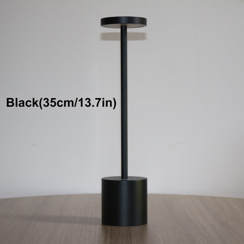 Modern LED Bedroom Night Lamp with USB Rechargeable Battery Light for Living Room Hotel Restaurant Decor Bright Bedside Table