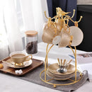 Jogo de café/chá com acabamentos banhados a ouro goldenlux™ - 6 Peças