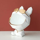 Escultura cão armazenagem resina luxodog™