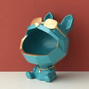 Escultura cão armazenagem resina luxodog™
