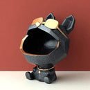 Escultura cão armazenagem resina luxodog™