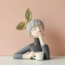 Escultura arte moderna doce menina modernart™