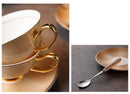 Jogo de café/chá com acabamentos banhados a ouro goldenlux™ - 6 Peças