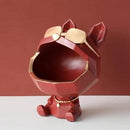 Escultura cão armazenagem resina luxodog™