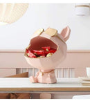 Escultura cão armazenagem resina luxodog™