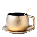 Jogo de café goldenlux™ - 6 Peças de porcelana