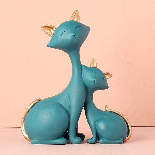 Escultura gato duplo luxocat™