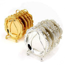 Conjunto 6 descansos de copo com suporte luxor™