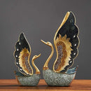 Cisne com acabamento especial em resina modernart™