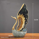 Cisne com acabamento especial em resina modernart™