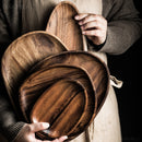 Bandeja de madeira oval retrowood™- 5 Peças