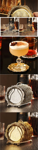 Conjunto 6 descansos de copo com suporte luxor™